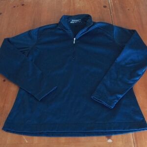 Womans Nike Golf Navy Half Zip Pullover XL